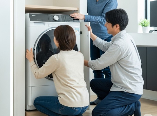 便利な洗濯機中古設置込みサービスとは