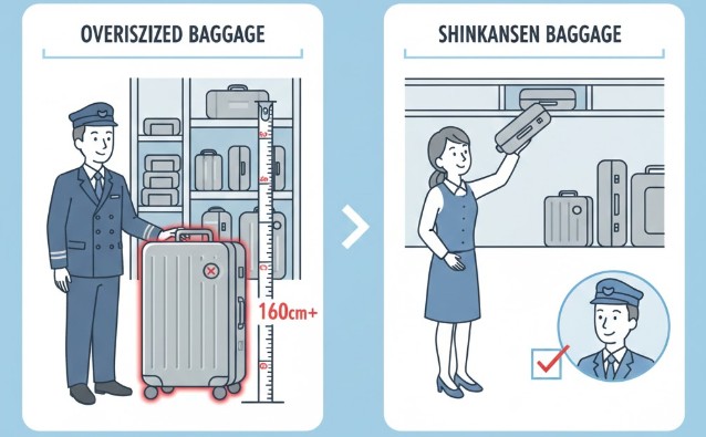 新幹線の特大荷物規定と予約ルールの詳細