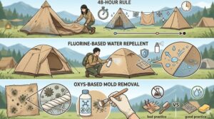 TCテントの寿命を15年に近づけるメンテナンスの極意