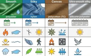 ナイロンやTC素材と素材別の耐久性を徹底比較