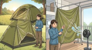 撤収時と帰宅後の完全乾燥が寿命を延ばす秘訣