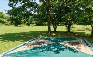 紫外線による生地の脆化を防ぐための乾燥方法