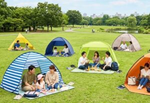公園でのデイキャンプでテントとタープどっちを使う？