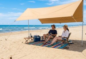 海でのデイキャンプでテントとタープどっちが快適？