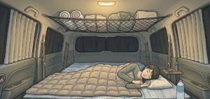 冬の車中泊で体力を消耗させない断熱と防寒対策