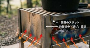 ユニフレームのファイアグリルに見る合理的な設計