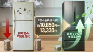 20年前の冷蔵庫と最新モデルで電気代を徹底比較