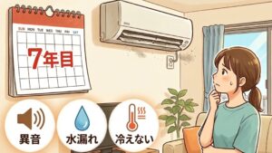 エアコンの寿命が７年といわれる理由と故障のサイン