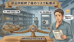 補修用性能部品の保有期間と修理不能になるリスク