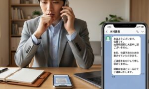 上司への電話やチャットなど適切な連絡方法とマナー