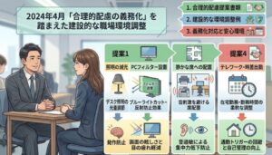 改正法に基づく合理的配慮と職場環境の構築